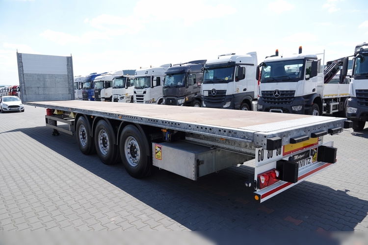 SCHMITZ NACZEPA PLATFORMA / BUDOWLANA / 2019 / OPONY 100% / WAGA: 5800 KG zdjęcie 5