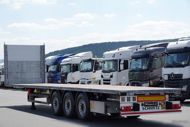 SCHMITZ NACZEPA PLATFORMA / BUDOWLANA / 2019 / OPONY 100% / WAGA: 5800 KG zdjęcie 6