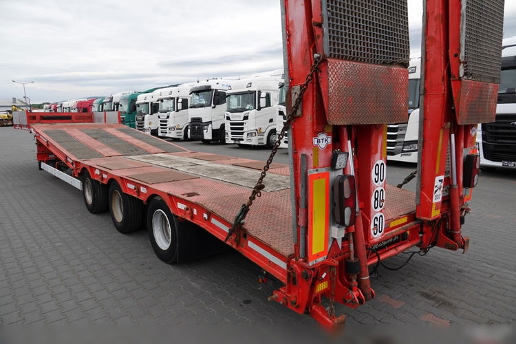 Kaiser / S450 / NACZEPA LAWETA / NISKOPODWOZIE / PODEST HYDRAULICZNY / NAJAZDY HYDRAULICZNE / SPROWADZONY  zdjęcie 13