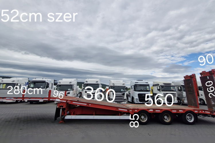 Kaiser / S450 / NACZEPA LAWETA / NISKOPODWOZIE / PODEST HYDRAULICZNY / NAJAZDY HYDRAULICZNE / SPROWADZONY  zdjęcie 2