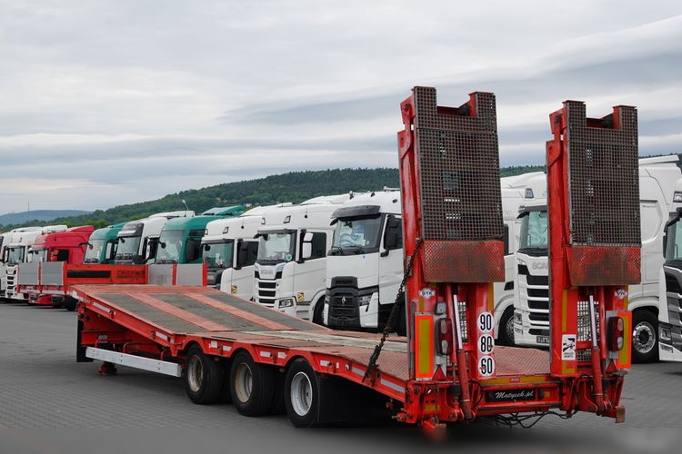 Kaiser / S450 / NACZEPA LAWETA / NISKOPODWOZIE / PODEST HYDRAULICZNY / NAJAZDY HYDRAULICZNE / SPROWADZONY  zdjęcie 6