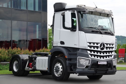 Mercedes AROCS 1851 /  4X4 / HYDRODRIVE / KOMPRESOR DO WYDMUCHU GARDNER  / HYDRAULIKA  / ADR / RETARDER / ALUFELGI / 2018 ROK / SPROWADZONY / PO KONTRAKCIE SERWISOWYM 