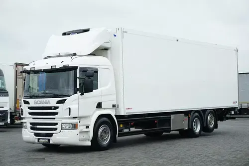 Scania P 410 / EURO 6 / CHŁODNIA + WINDA / 23 PALETY / OŚ SKRĘTNA
