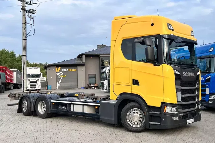 BDF oś skrętna S450 z Niemiec idealny stan po kontrakcie SCANIA zdjęcie 2
