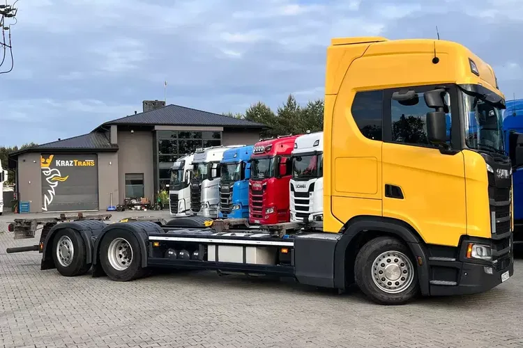BDF oś skrętna S450 z Niemiec idealny stan po kontrakcie SCANIA zdjęcie 3