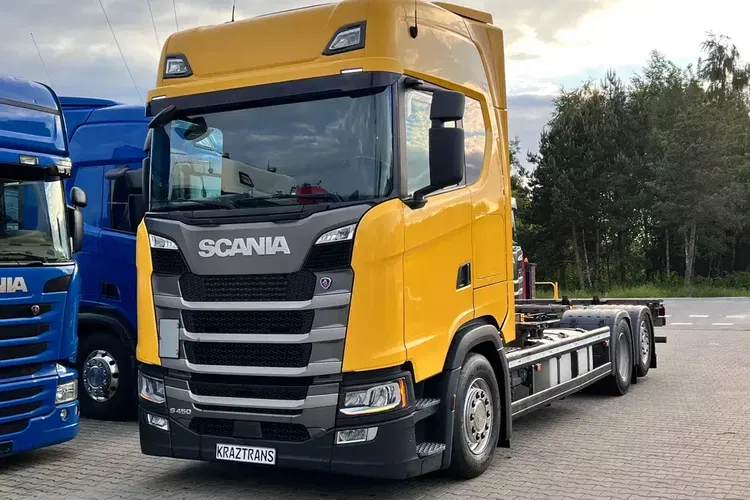 BDF oś skrętna S450 z Niemiec idealny stan po kontrakcie SCANIA zdjęcie 4