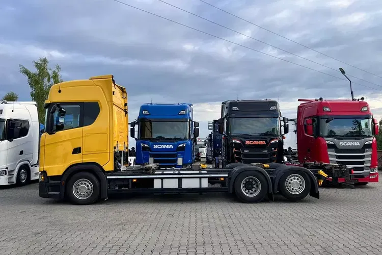 BDF oś skrętna S450 z Niemiec idealny stan po kontrakcie SCANIA zdjęcie 8
