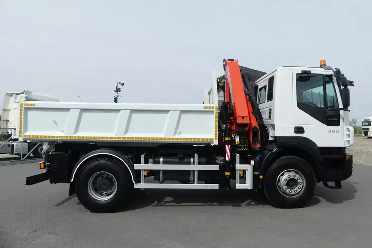 Iveco TRAKKER 360 / WYWROTKA + HDS PALFINGER PK13001 SKŁADANY W Z zdjęcie 11