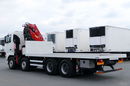 Volvo FH 460 / 8X4 / PLATFORMA + HDS FASSI F445 / 17 M WYSIĘGU / MAX UDŹWIG 13, 5 T / STEROWANIE RADIOWE zdjęcie 14