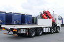 Volvo FH 460 / 8X4 / PLATFORMA + HDS FASSI F445 / 17 M WYSIĘGU / MAX UDŹWIG 13, 5 T / STEROWANIE RADIOWE zdjęcie 16