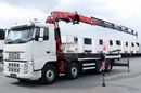 Volvo FH 460 / 8X4 / PLATFORMA + HDS FASSI F445 / 17 M WYSIĘGU / MAX UDŹWIG 13, 5 T / STEROWANIE RADIOWE zdjęcie 1