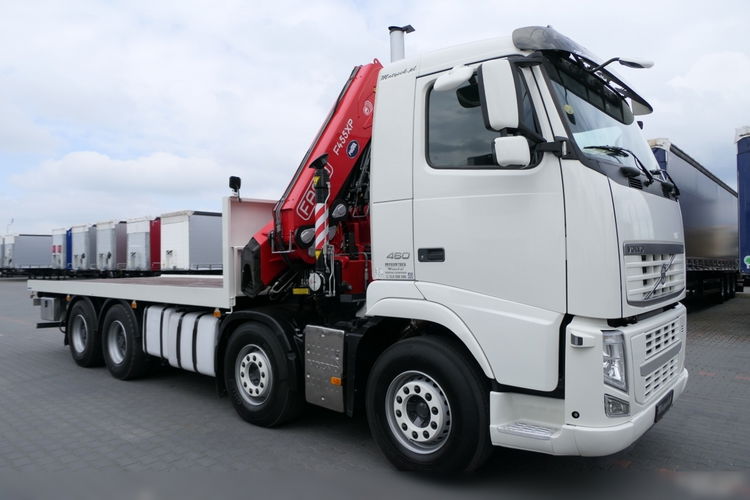 Volvo FH 460 / 8X4 / PLATFORMA + HDS FASSI F445 / 17 M WYSIĘGU / MAX UDŹWIG 13, 5 T / STEROWANIE RADIOWE zdjęcie 19