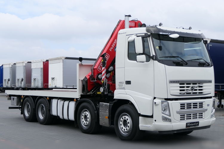 Volvo FH 460 / 8X4 / PLATFORMA + HDS FASSI F445 / 17 M WYSIĘGU / MAX UDŹWIG 13, 5 T / STEROWANIE RADIOWE zdjęcie 20