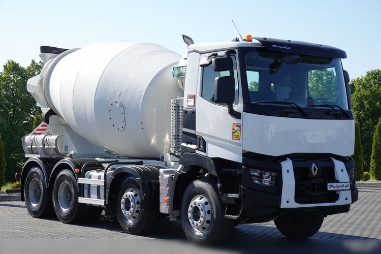 Renault C 460 / 8X4 / BETONOMIESZARKA / GRUSZKA  / IMER / EURO 6 / ALUFELGI zdjęcie 11