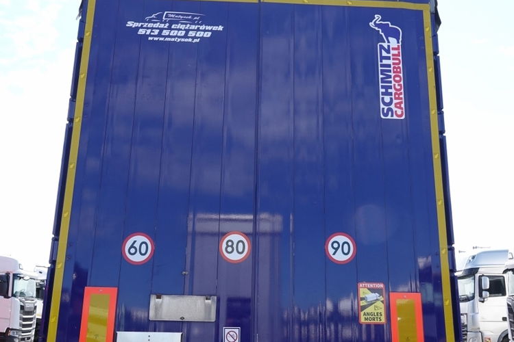 Schmitz FIRANKA VARIOS / PODNOSZONY DACH / OPONY 385/55 R22, 5 / SPROWADZONA zdjęcie 11