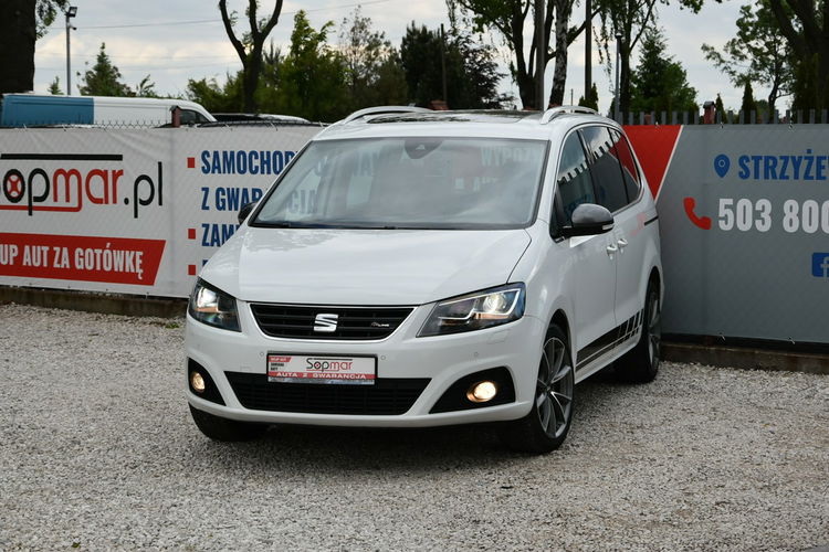 Seat Alhambra FR line 2.0TDi 150KM DSG XI.2018r. FullLED NAVi Kamera Panorama zdjęcie 35