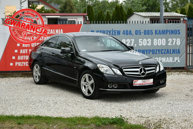 Mercedes E 250 E 250CDi Coupe 2.2 CDi 204KM Manual 2010r. Skóra Xenon NAVi Panorama zdjęcie 1