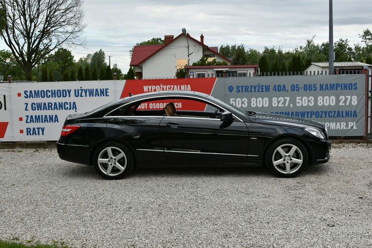 Mercedes E 250 E 250CDi Coupe 2.2 CDi 204KM Manual 2010r. Skóra Xenon NAVi Panorama zdjęcie 6