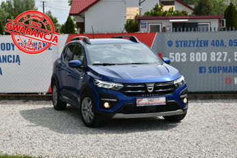 Dacia Sandero Stepway 1.0TCe GAZ 2022r. Polski SALON Climatronic Kamera FullLED 31tkm
