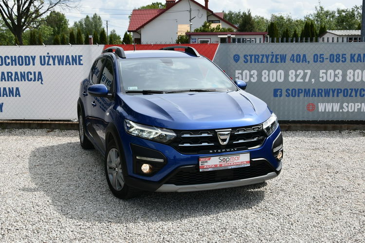 Dacia Sandero Stepway 1.0TCe GAZ 2022r. Polski SALON Climatronic Kamera FullLED 31tkm zdjęcie 16