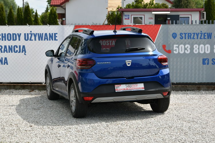 Dacia Sandero Stepway 1.0TCe GAZ 2022r. Polski SALON Climatronic Kamera FullLED 31tkm zdjęcie 19