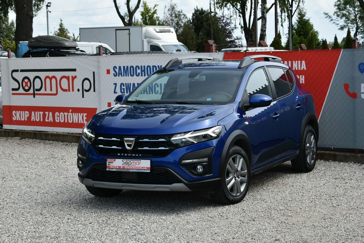 Dacia Sandero Stepway 1.0TCe GAZ 2022r. Polski SALON Climatronic Kamera FullLED 31tkm zdjęcie 2