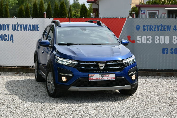 Dacia Sandero Stepway 1.0TCe GAZ 2022r. Polski SALON Climatronic Kamera FullLED 31tkm zdjęcie 7