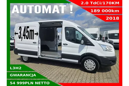 Ford Transit L3H2 54999zł NETTO 2.0TdCi/170KM