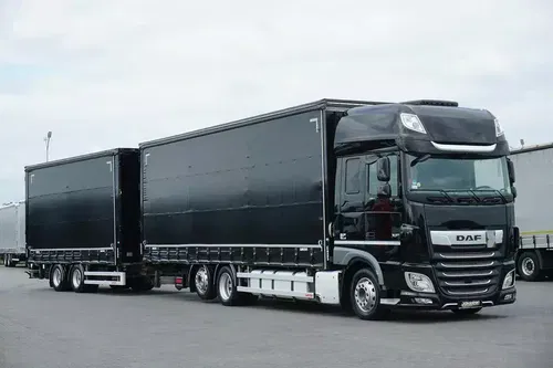 DAF XF / 480 / ACC / EURO 6 / ZESTAW PRZEJAZDOWY 120 M3 / 9.1 M + 6, 5 M