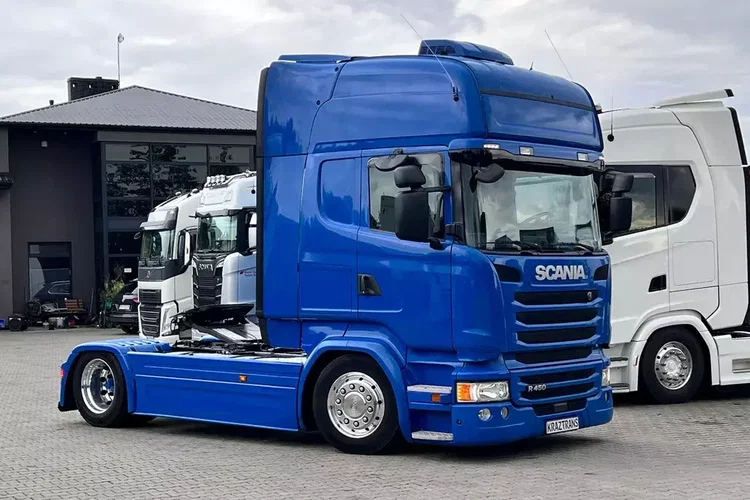 R450 STREAMLINE LOW DECK/standard regulowane siodło z Niemiec ASO scania zdjęcie 2