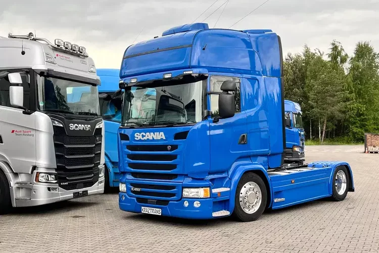 R450 STREAMLINE LOW DECK/standard regulowane siodło z Niemiec ASO scania zdjęcie 3