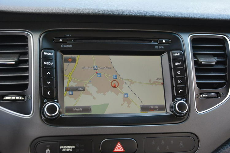 Kia Carens 1.6Gdi(135KM) 77tys Przebieg 7-Foteli Ledy Navi Kamera Oryginał zdjęcie 25