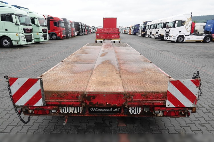 Faymonville NISKOPODWOZIE / STN-4AX / ROZCIĄGANA / 4 OSIE / OSIE SKRĘTNE / LAWETA / 18.2 M / SPROWADZONA zdjęcie 15