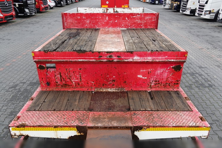 Faymonville NISKOPODWOZIE / STN-4AX / ROZCIĄGANA / 4 OSIE / OSIE SKRĘTNE / LAWETA / 18.2 M / SPROWADZONA zdjęcie 20