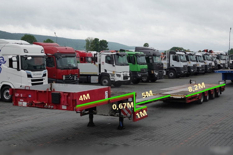 Faymonville NISKOPODWOZIE / STN-4AX / ROZCIĄGANA / 4 OSIE / OSIE SKRĘTNE / LAWETA / 18.2 M / SPROWADZONA zdjęcie 2