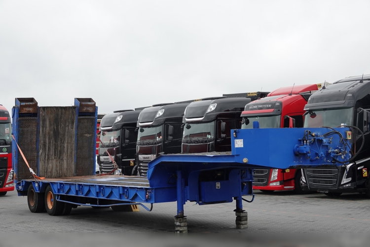 Kaiser   LAWETA NISKOPODWOZIOWA / NAJAZDY HYDRAULICZNE / WCIĄGARKA / 2 OSIE / SPROWADZONA zdjęcie 10