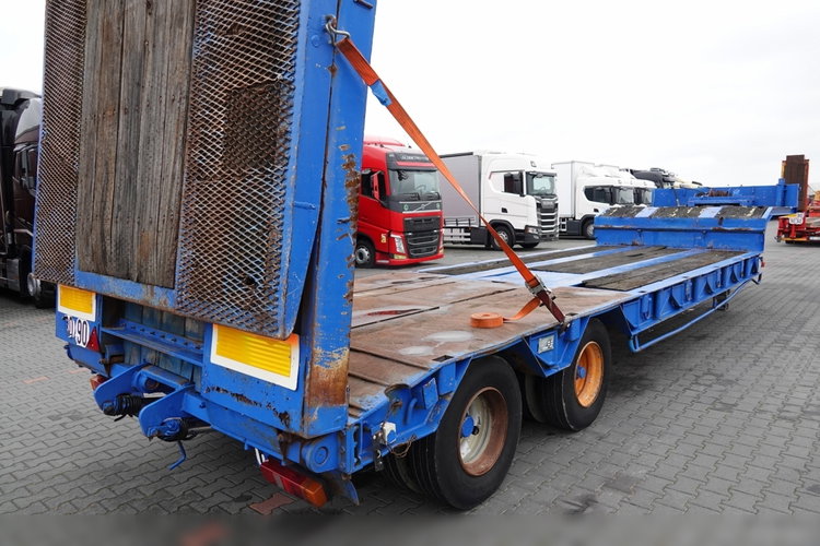 Kaiser   LAWETA NISKOPODWOZIOWA / NAJAZDY HYDRAULICZNE / WCIĄGARKA / 2 OSIE / SPROWADZONA zdjęcie 15