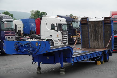 Kaiser   LAWETA NISKOPODWOZIOWA / NAJAZDY HYDRAULICZNE / WCIĄGARKA / 2 OSIE / SPROWADZONA
