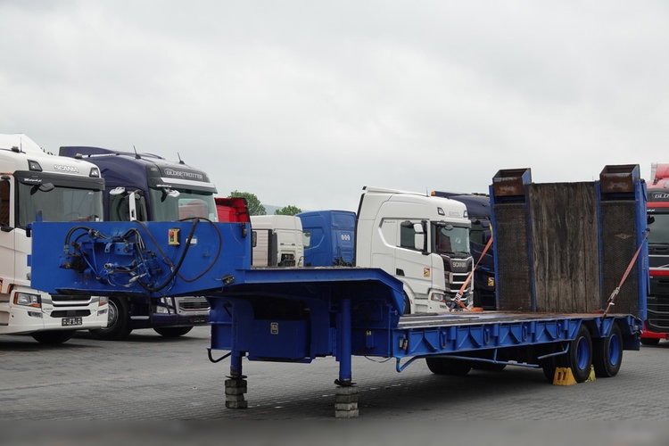 Kaiser   LAWETA NISKOPODWOZIOWA / NAJAZDY HYDRAULICZNE / WCIĄGARKA / 2 OSIE / SPROWADZONA zdjęcie 3