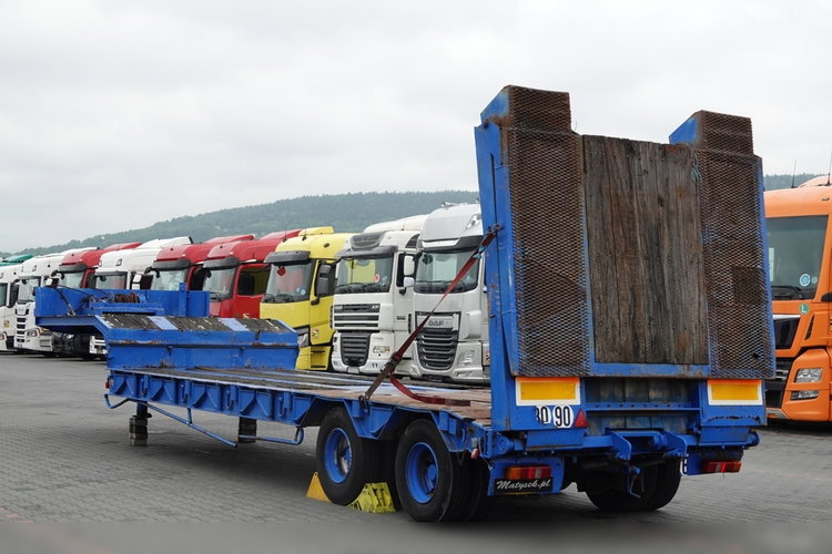 Kaiser   LAWETA NISKOPODWOZIOWA / NAJAZDY HYDRAULICZNE / WCIĄGARKA / 2 OSIE / SPROWADZONA zdjęcie 6