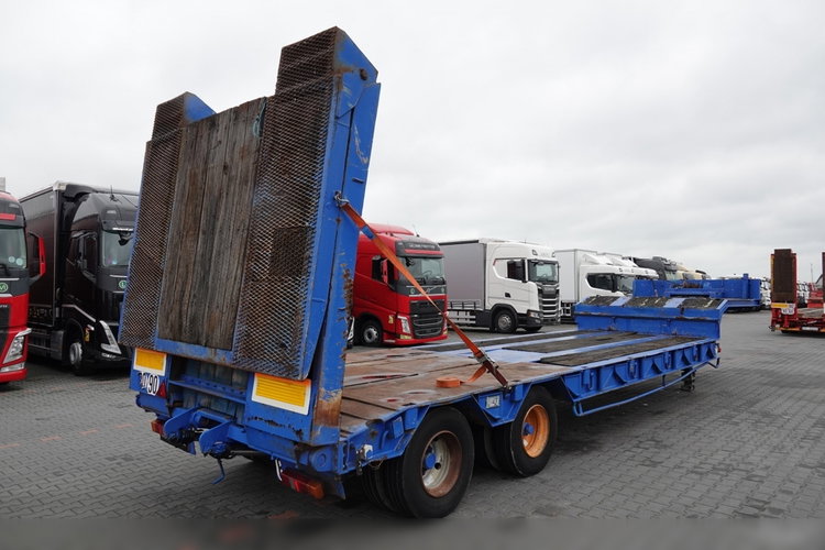 Kaiser   LAWETA NISKOPODWOZIOWA / NAJAZDY HYDRAULICZNE / WCIĄGARKA / 2 OSIE / SPROWADZONA zdjęcie 7