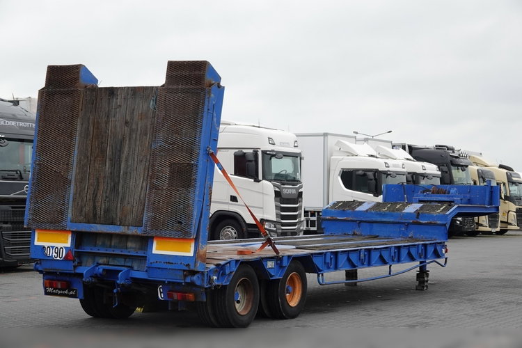 Kaiser   LAWETA NISKOPODWOZIOWA / NAJAZDY HYDRAULICZNE / WCIĄGARKA / 2 OSIE / SPROWADZONA zdjęcie 8