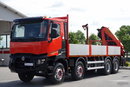 Renault C 430 / 8x4 / SKRZYNIOWY 7 M + HDS PALFINGER PK 24001-K C / WYSÓW 12, 5M / STEROWANIE RADIOWE / WIDŁY / ROTATOR / SPROWADZONY  zdjęcie 9
