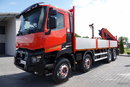 Renault C 430 / 8x4 / SKRZYNIOWY 7 M + HDS PALFINGER PK 24001-K C / WYSÓW 12, 5M / STEROWANIE RADIOWE / WIDŁY / ROTATOR / SPROWADZONY  zdjęcie 10