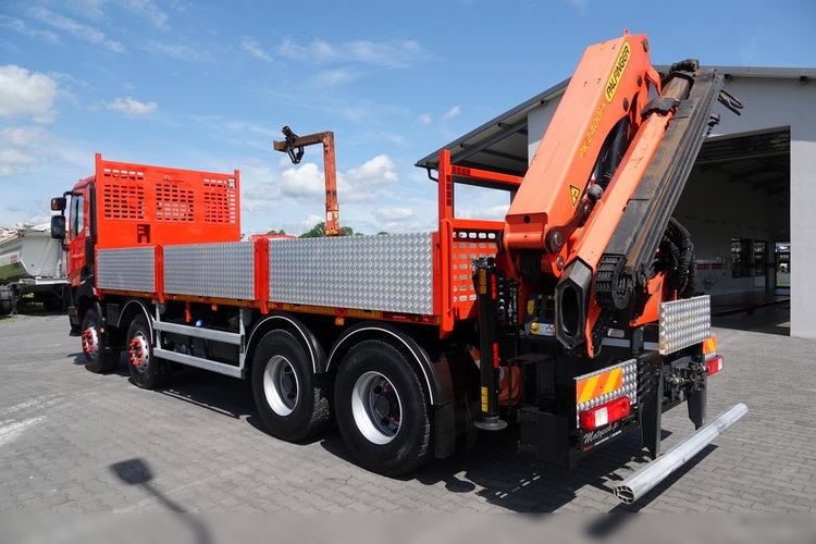 Renault C 430 / 8x4 / SKRZYNIOWY 7 M + HDS PALFINGER PK 24001-K C / WYSÓW 12, 5M / STEROWANIE RADIOWE / WIDŁY / ROTATOR / SPROWADZONY  zdjęcie 12