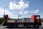 Renault C 430 / 8x4 / SKRZYNIOWY 7 M + HDS PALFINGER PK 24001-K C / WYSÓW 12, 5M / STEROWANIE RADIOWE / WIDŁY / ROTATOR / SPROWADZONY  zdjęcie 14
