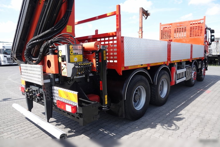 Renault C 430 / 8x4 / SKRZYNIOWY 7 M + HDS PALFINGER PK 24001-K C / WYSÓW 12, 5M / STEROWANIE RADIOWE / WIDŁY / ROTATOR / SPROWADZONY  zdjęcie 22