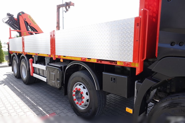 Renault C 430 / 8x4 / SKRZYNIOWY 7 M + HDS PALFINGER PK 24001-K C / WYSÓW 12, 5M / STEROWANIE RADIOWE / WIDŁY / ROTATOR / SPROWADZONY  zdjęcie 23