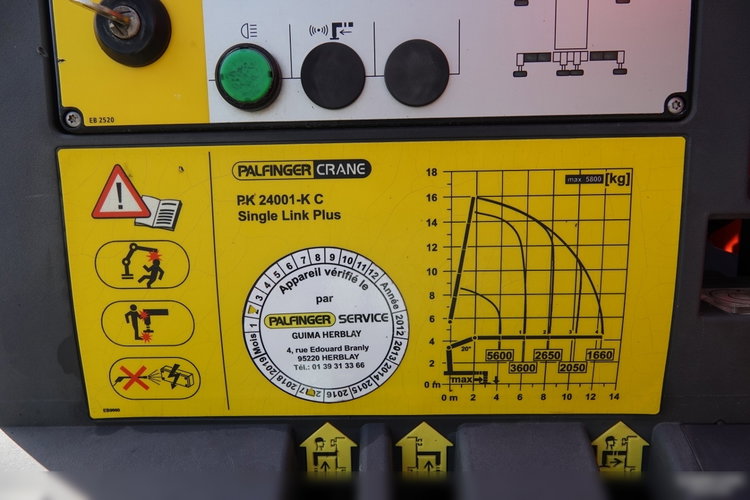 Renault C 430 / 8x4 / SKRZYNIOWY 7 M + HDS PALFINGER PK 24001-K C / WYSÓW 12, 5M / STEROWANIE RADIOWE / WIDŁY / ROTATOR / SPROWADZONY  zdjęcie 25