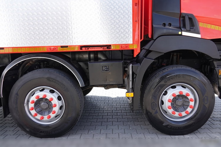 Renault C 430 / 8x4 / SKRZYNIOWY 7 M + HDS PALFINGER PK 24001-K C / WYSÓW 12, 5M / STEROWANIE RADIOWE / WIDŁY / ROTATOR / SPROWADZONY  zdjęcie 29